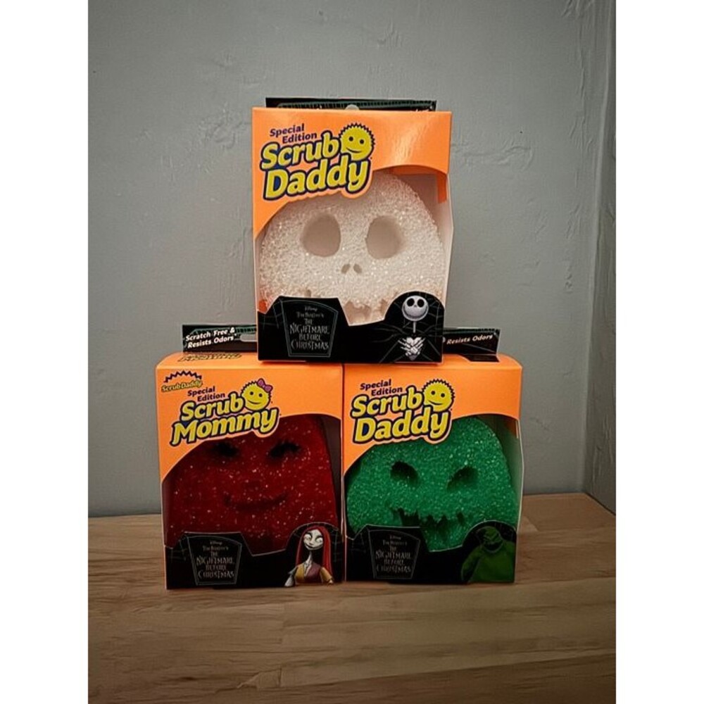 Scrub Daddy & Mommy Nightmare Before Christmas Special Edition Sponges